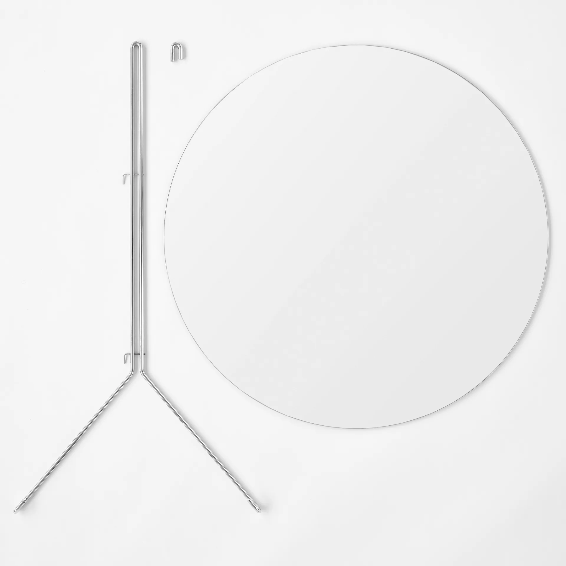 Moebe wall mirror Ø 70 cm, Krom MOEBE
