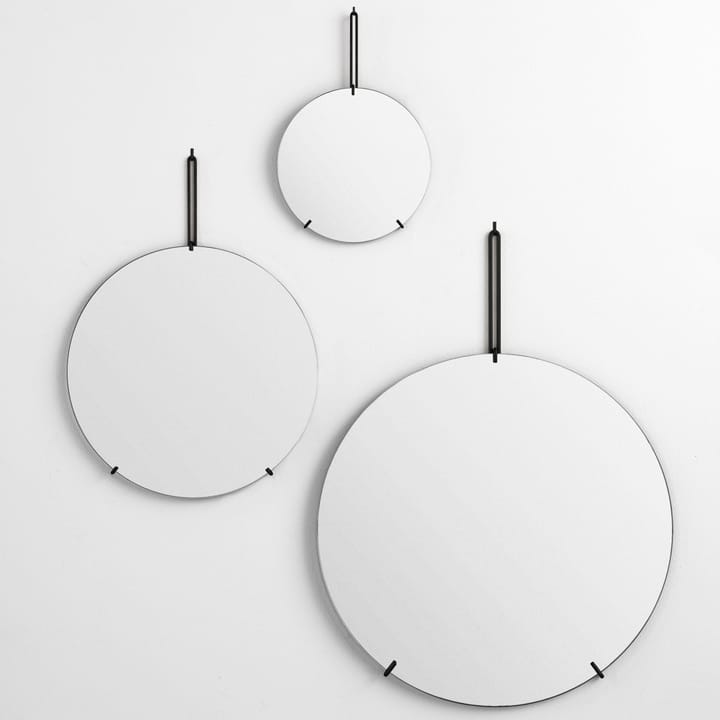 Moebe wall mirror Ø 70 cm, Svart MOEBE