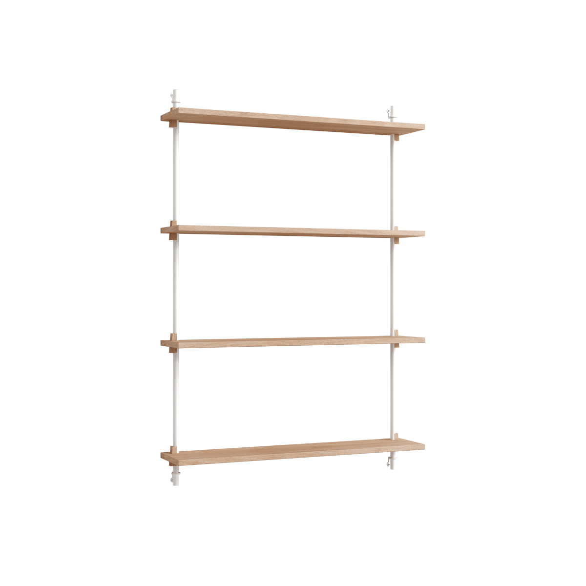 Moebe wall shelving ws.115.1 Ek-vit | Skandinavisk Design | Hyllor & Hyllsystem | Vit