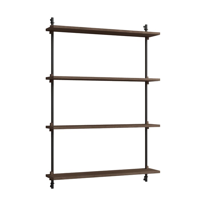 Moebe wall shelving ws.115.1 - Rökt ek-svart - MOEBE