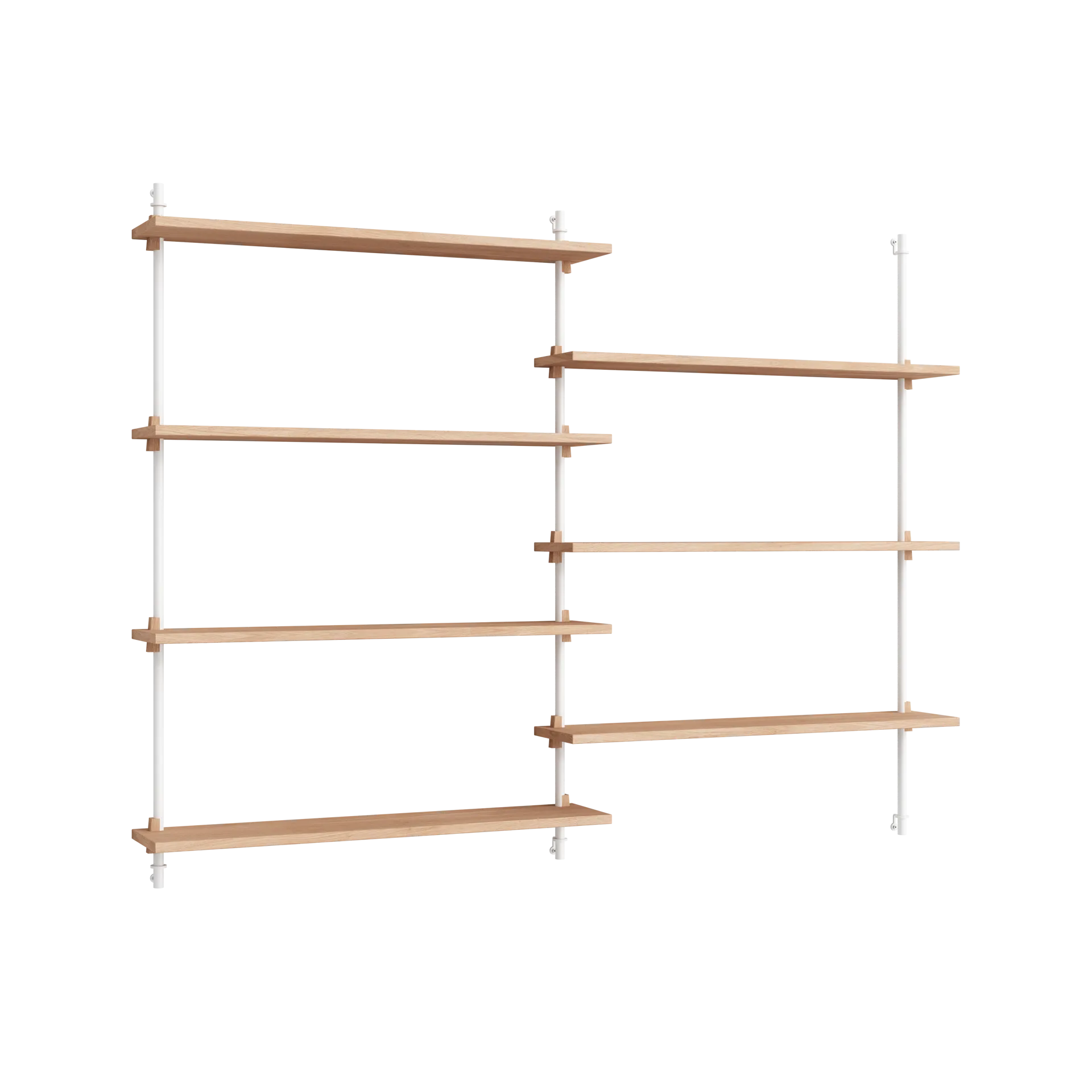 Moebe wall shelving ws.115.2, Ek-vit MOEBE