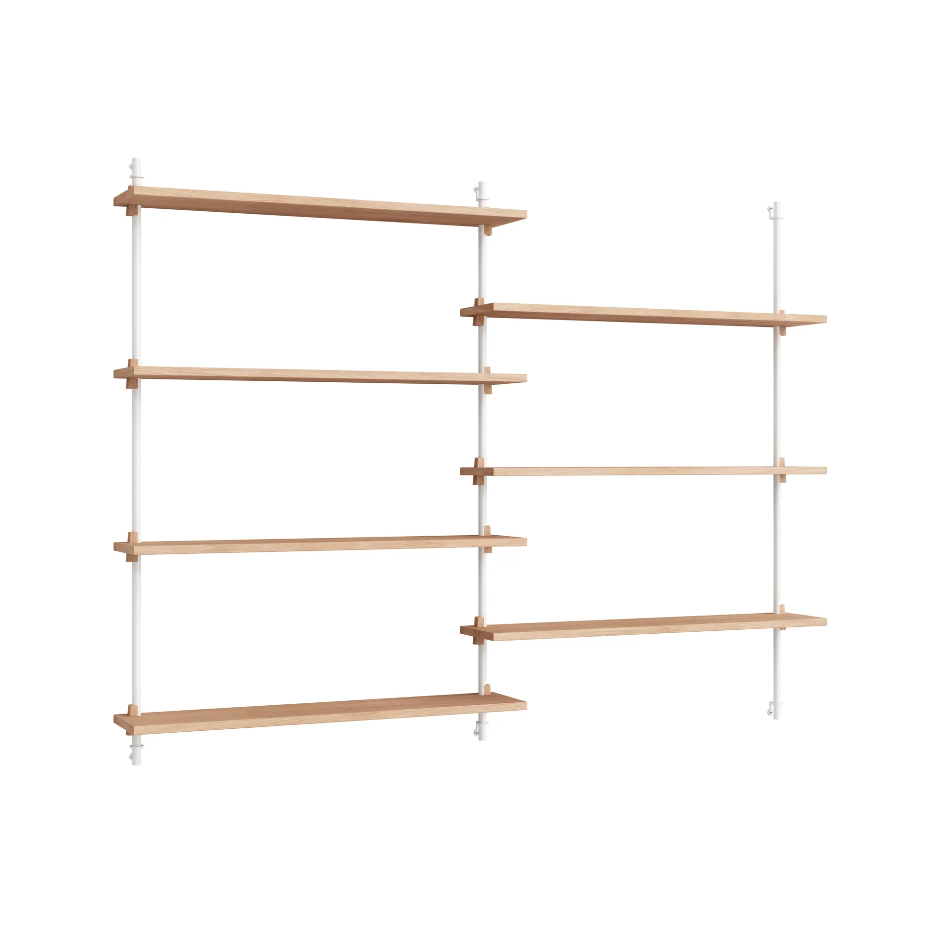 Moebe wall shelving ws.115.2.B, Ek-vit MOEBE