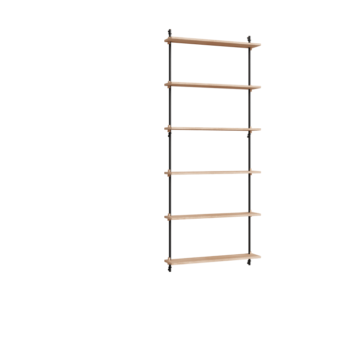 Moebe wall shelving ws.200.1 - Ek-svart - MOEBE