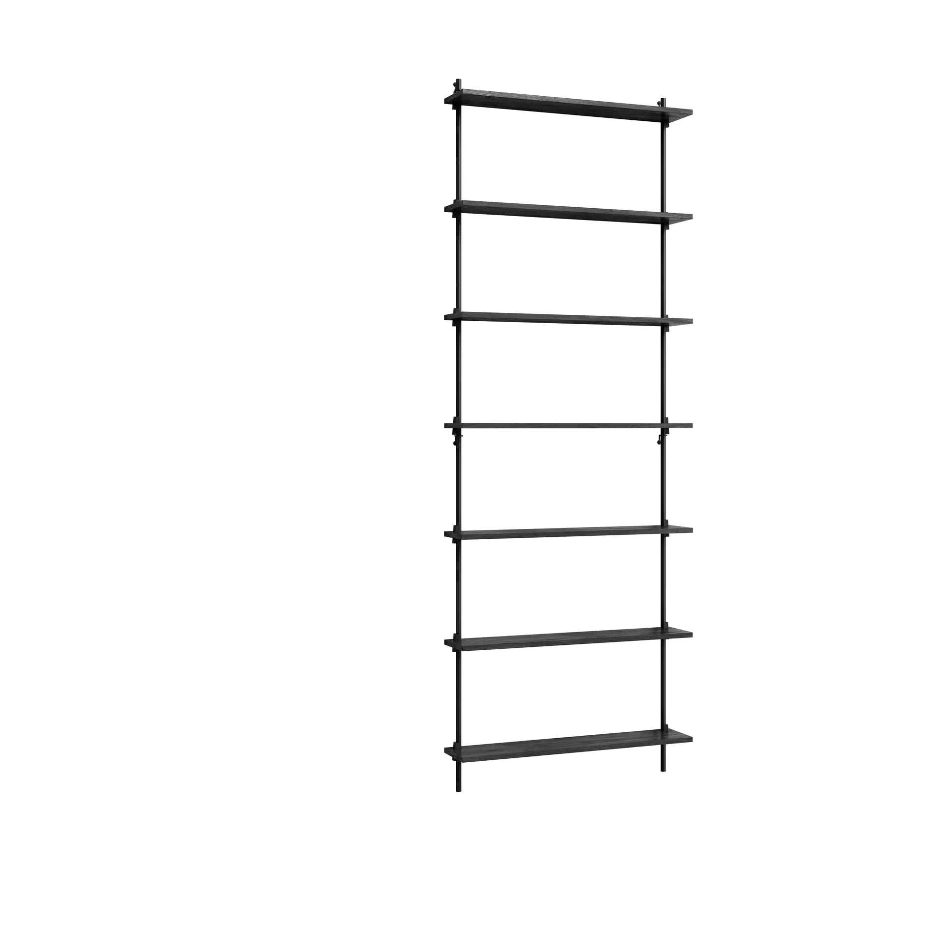 Moebe wall shelving ws.230.1, Svart MOEBE