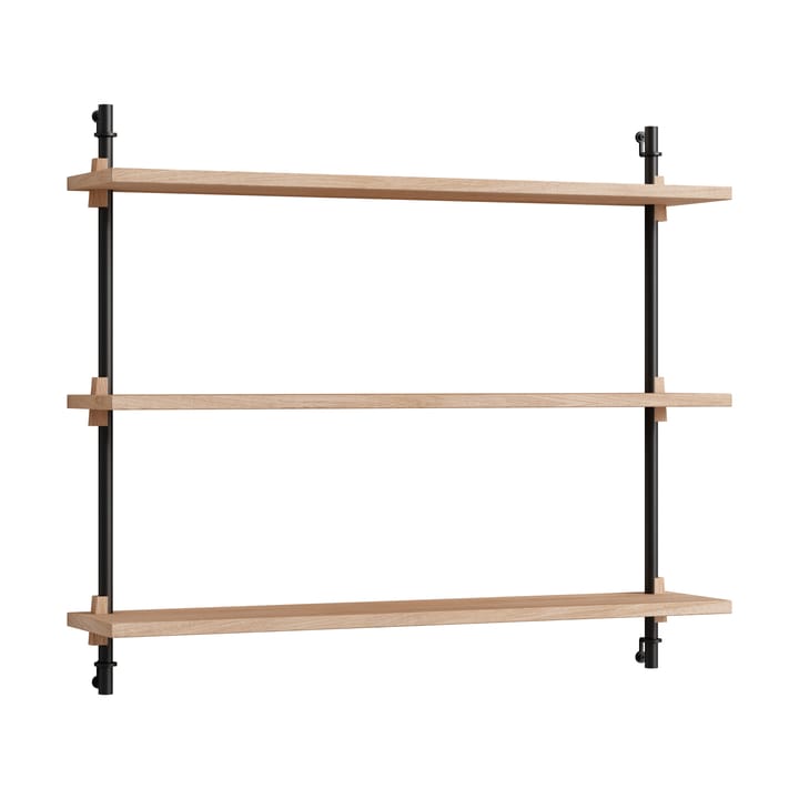 Moebe wall shelving ws.65.1 - Ek-svart - MOEBE