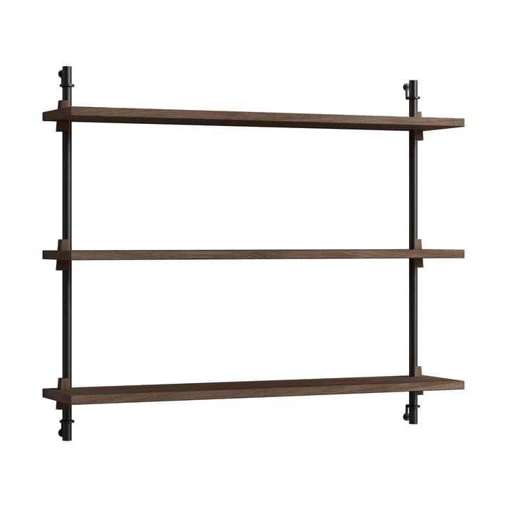 Moebe wall shelving ws.65.1 - Rökt ek-svart - MOEBE