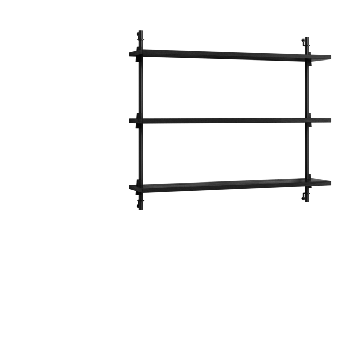 Moebe wall shelving ws.65.1 - Svart - MOEBE