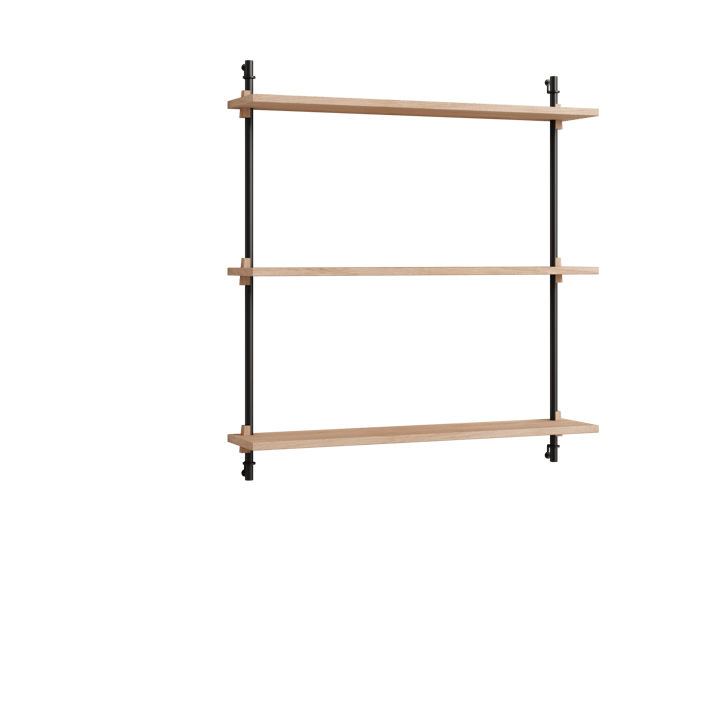 Moebe wall shelving ws.85.1 - Ek-svart - MOEBE