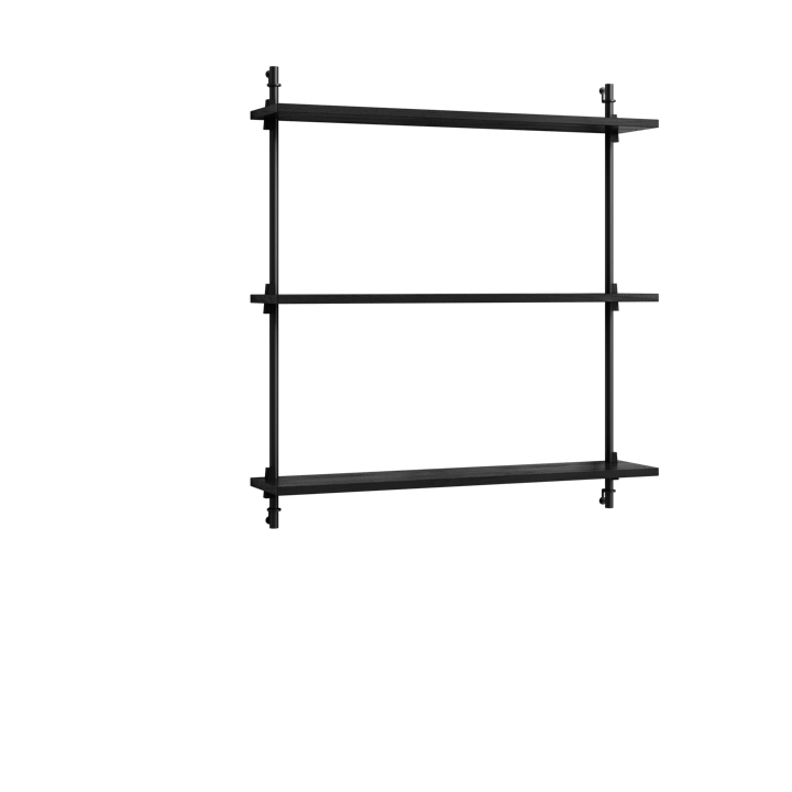 Moebe wall shelving ws.85.1 - Svart - MOEBE