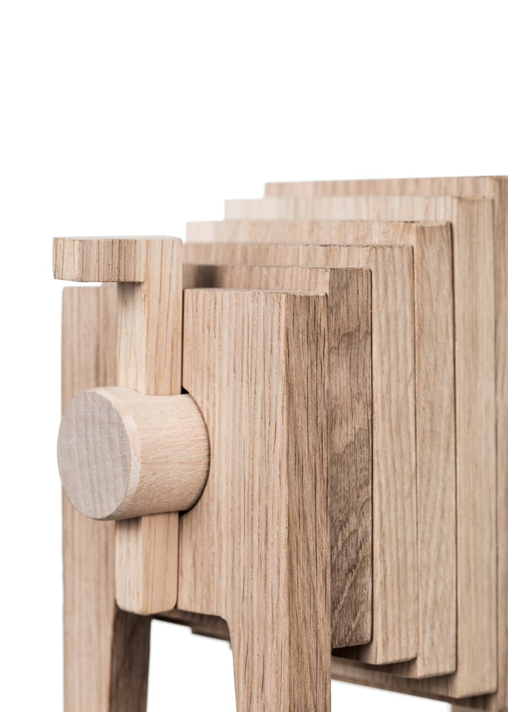 Polygrif ekskulptur 21x32 cm, Wood, black MOEBE