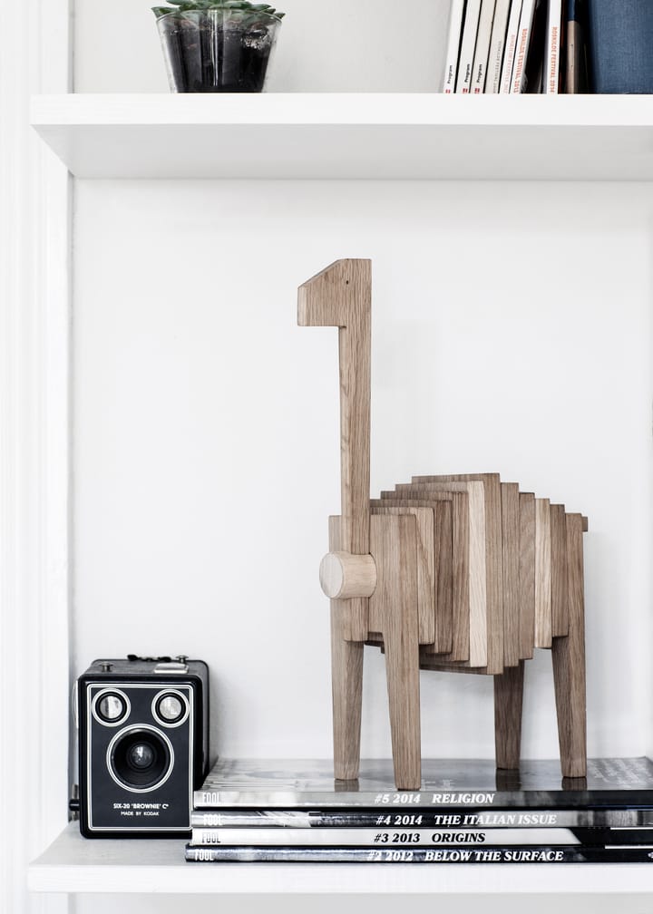 Polygrif ekskulptur 21x32 cm, Wood, black MOEBE