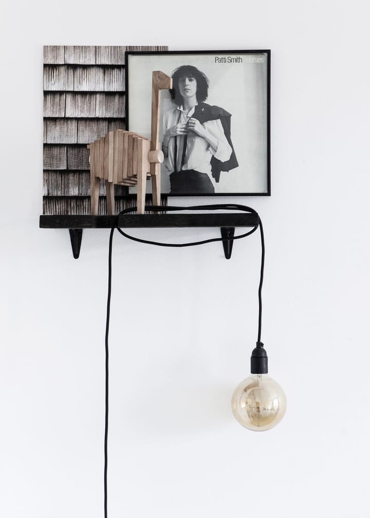 Polygrif ekskulptur 21x32 cm, Wood, black MOEBE