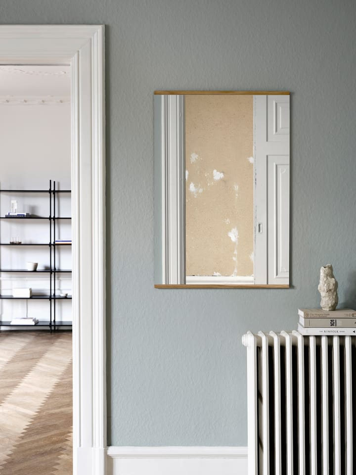 Rektangulär väggspegel 70x100 cm, Oak MOEBE