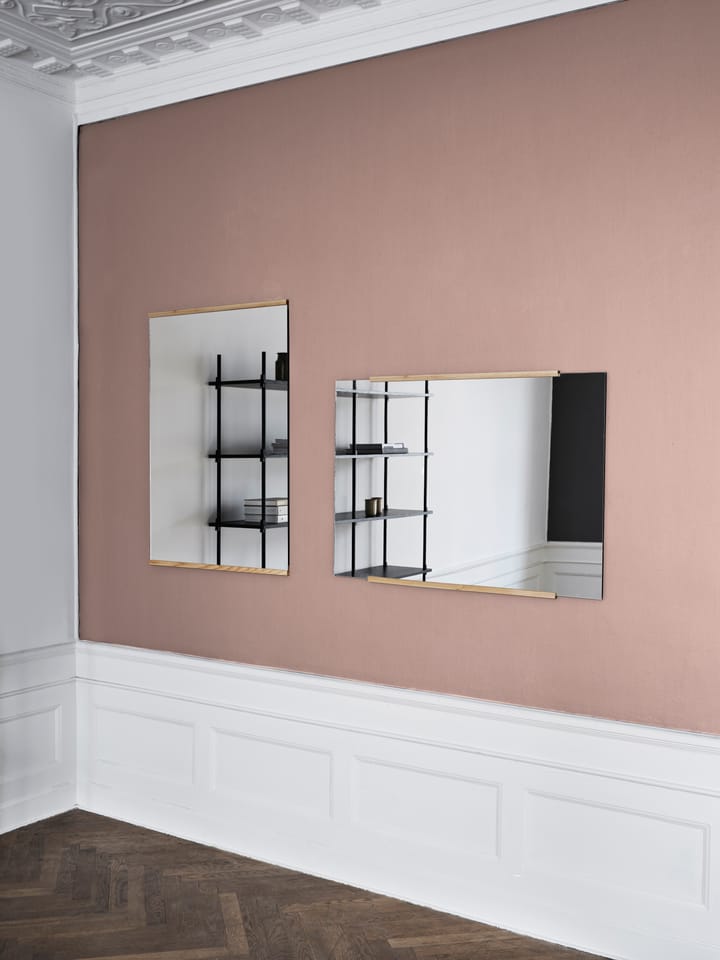 Rektangulär väggspegel 70x100 cm, Oak MOEBE