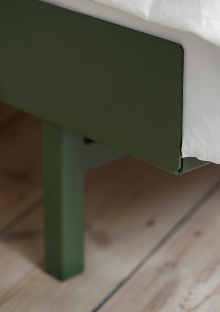 Säng 90 cm med ribbotten, Pine Green MOEBE