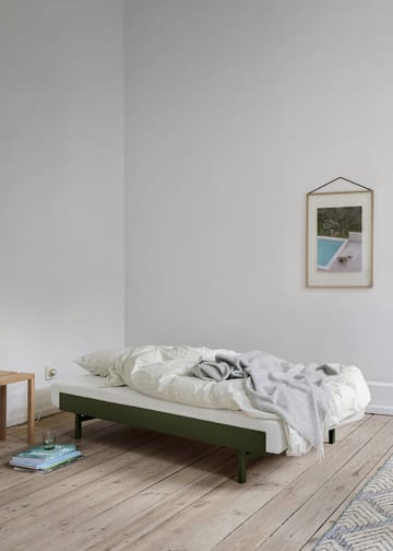 Säng med ribbotten 140 cm - Pine Green - MOEBE