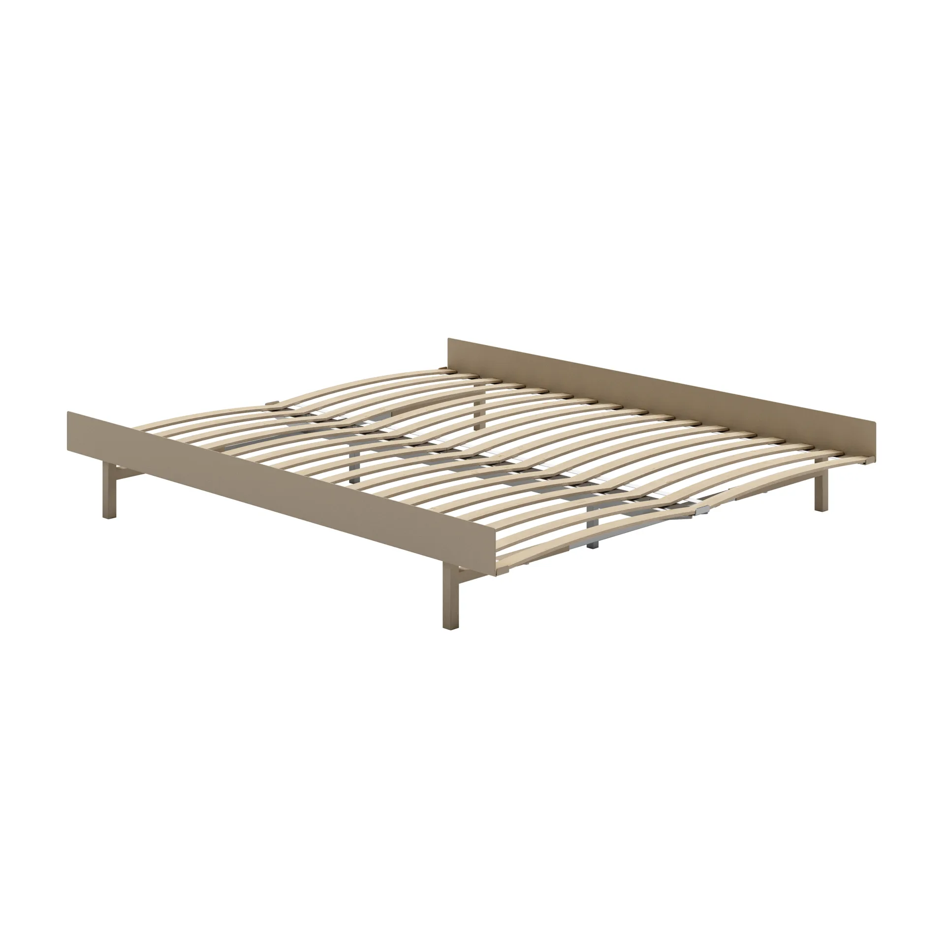 Säng med ribbotten 160 cm, Sand MOEBE