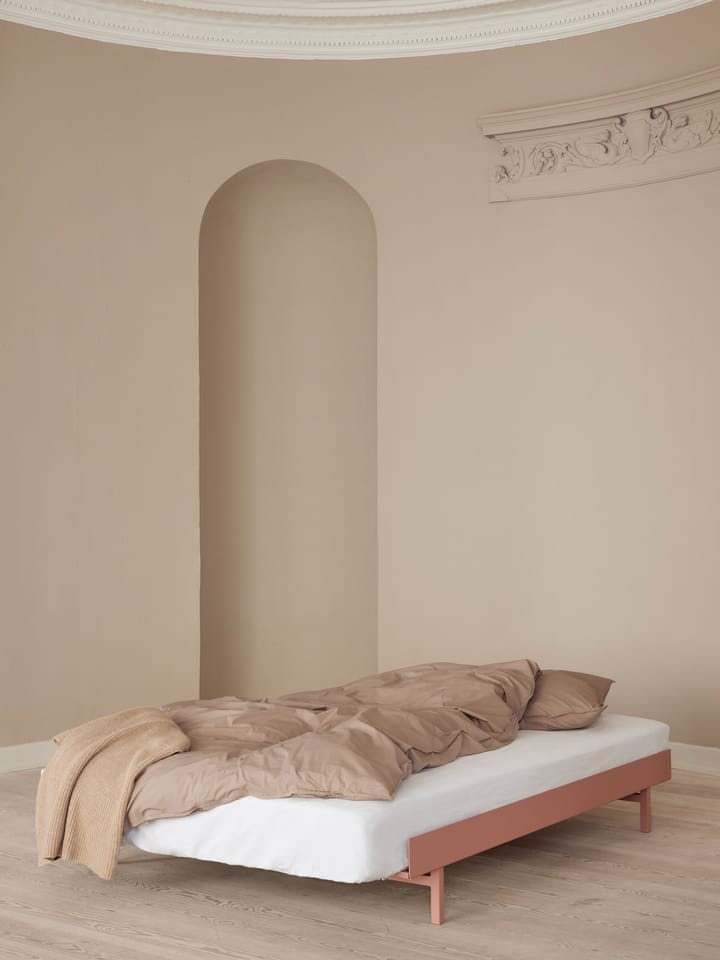 Säng med ribbotten 160 cm - Sand - MOEBE