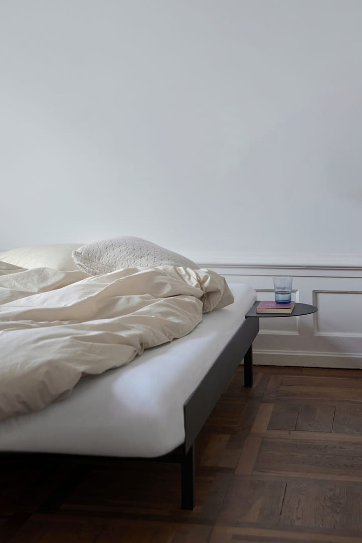 Säng med ribbotten 180 cm och 2 st sängbord - Black - MOEBE