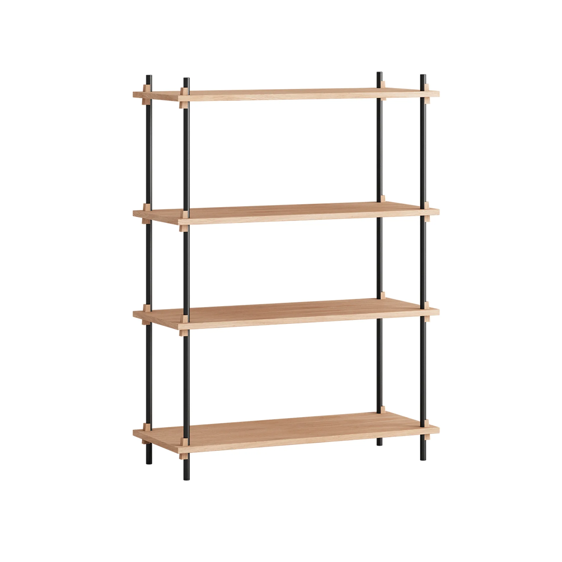 Shelving System classic hylla, Ek-black, 86x115x35 cm, S.115.1.A MOEBE