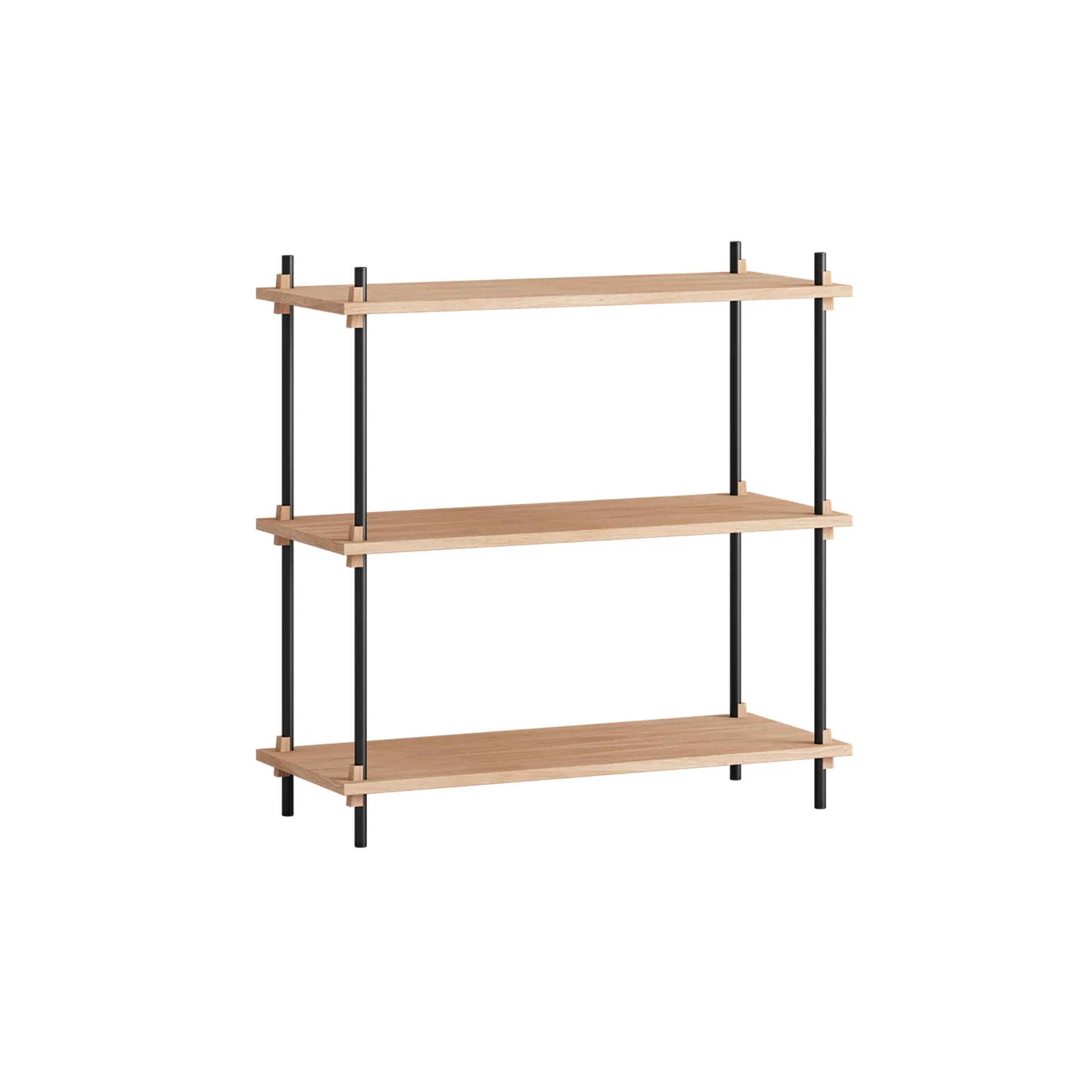 Shelving System classic hylla, Ek-black, 86x85x35 cm, S.85.1.A MOEBE