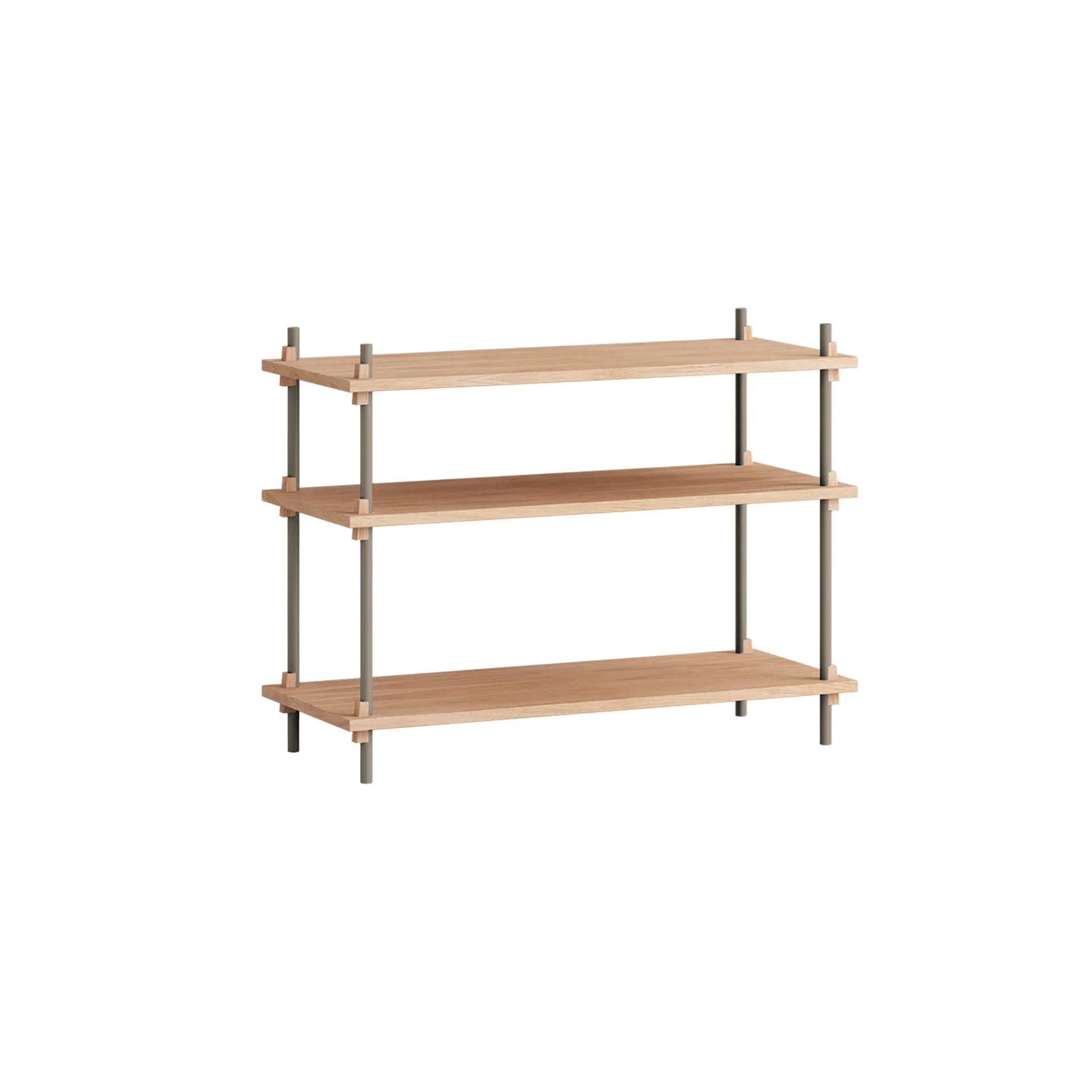 Shelving System classic hylla, Ek-warm grey, 86x65x35 cm, S.65.1.A MOEBE