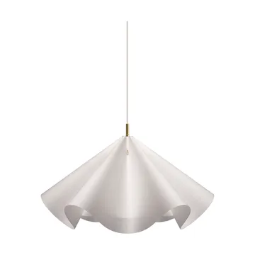 Sinuate pendel - White-brass, large Ø75x40 cm - MOEBE