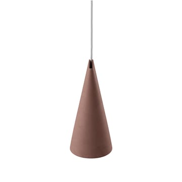 Taklampa keramik 11,2x22 cm - Terra Cotta, Wood - MOEBE