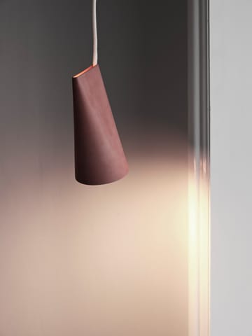 Taklampa keramik 11,2x22 cm - Terra Cotta, Wood - MOEBE
