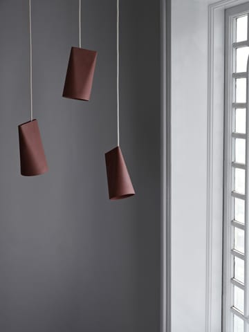 Taklampa keramik 11,2x22 cm - Terra Cotta, Wood - MOEBE