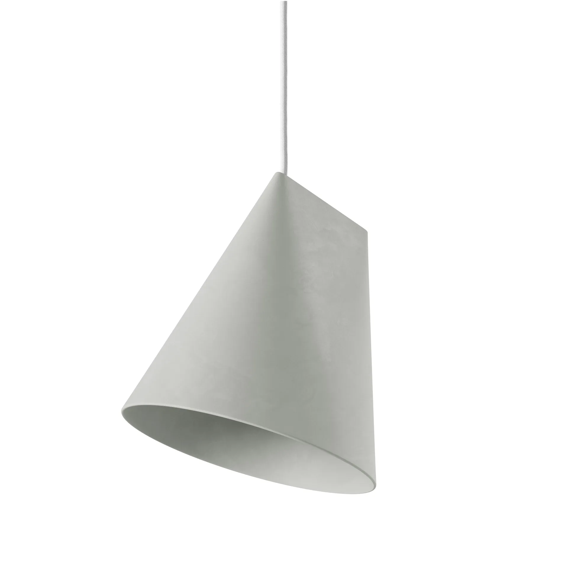 Taklampa keramik 23x23,5 cm, Light Grey MOEBE