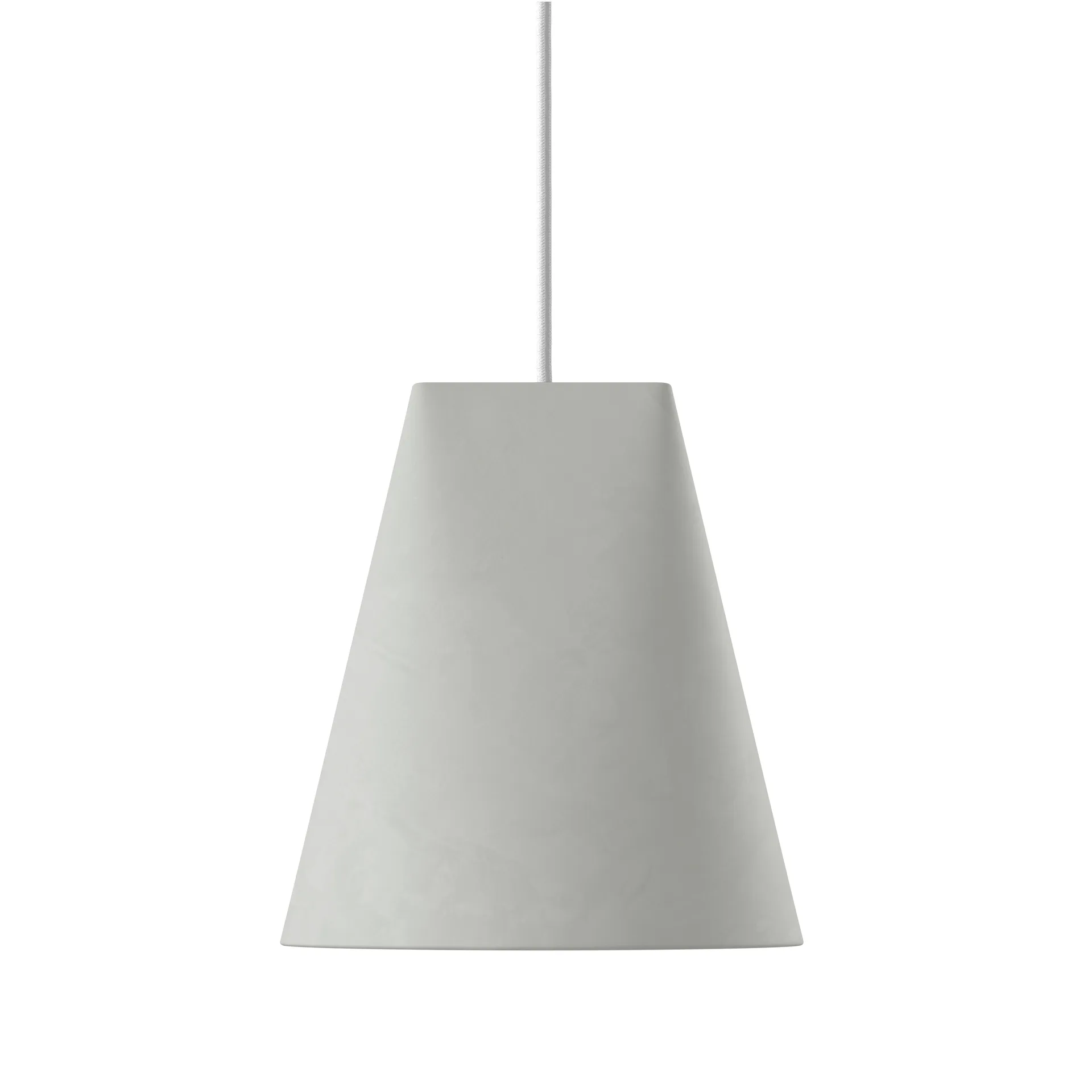 Taklampa keramik 23x23,5 cm, Light Grey MOEBE