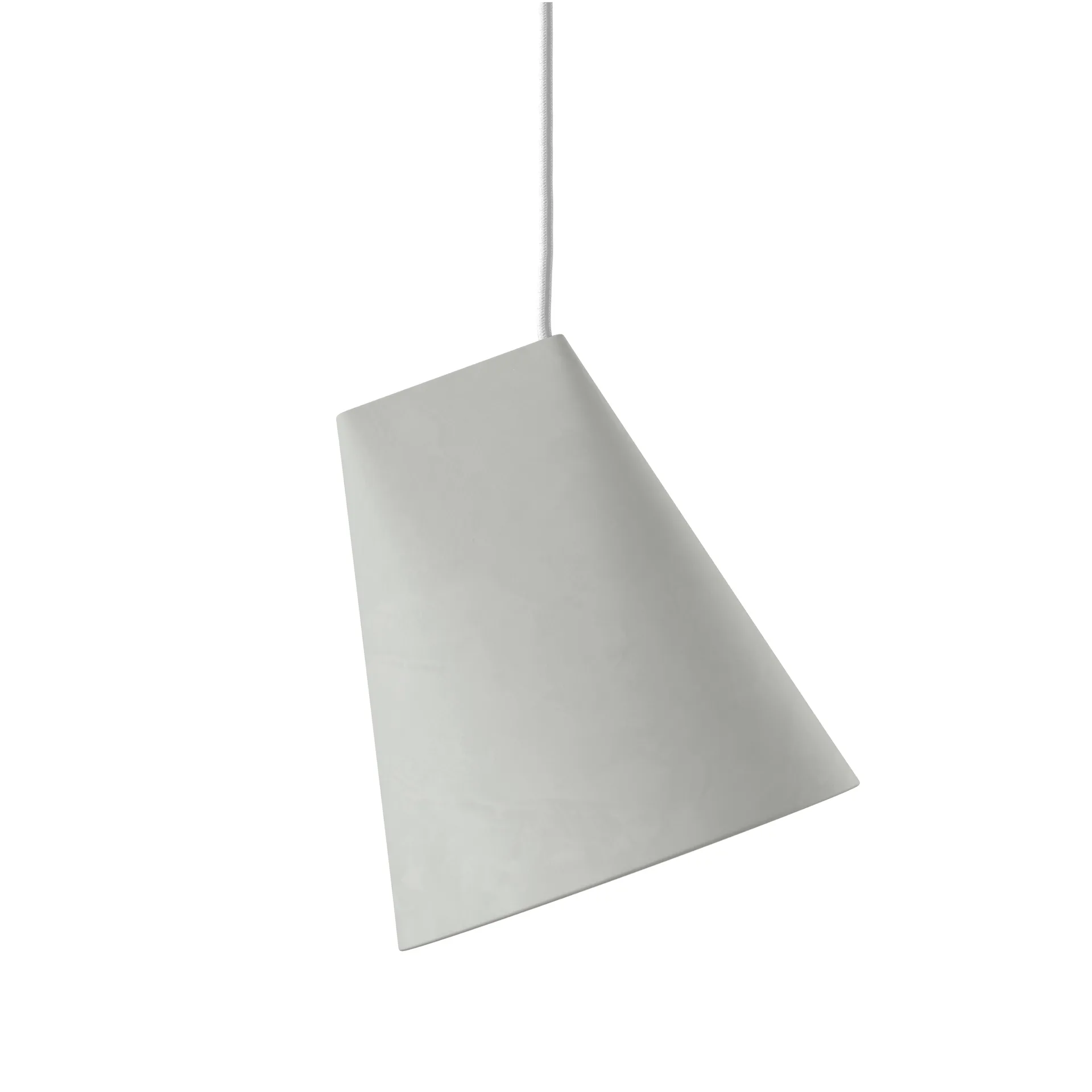 Taklampa keramik 23x23,5 cm, Light Grey MOEBE