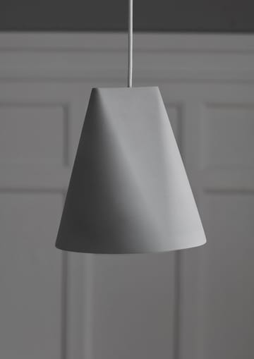 Taklampa keramik 23x23,5 cm - Light Grey - MOEBE
