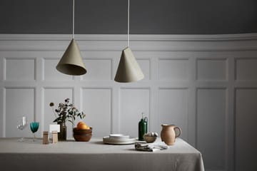 Taklampa keramik 23x23,5 cm - Olive - MOEBE