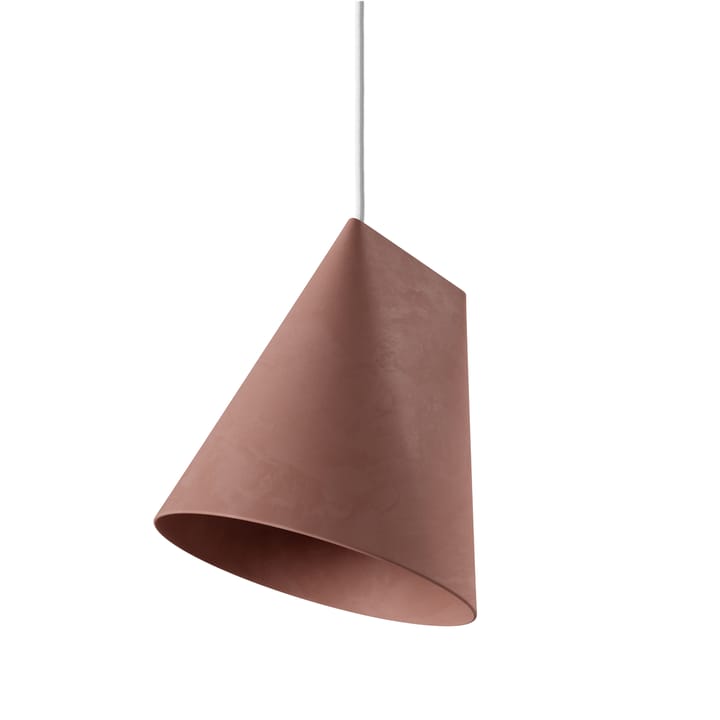 Taklampa keramik 23x23,5 cm - Terra Cotta, Wood - MOEBE