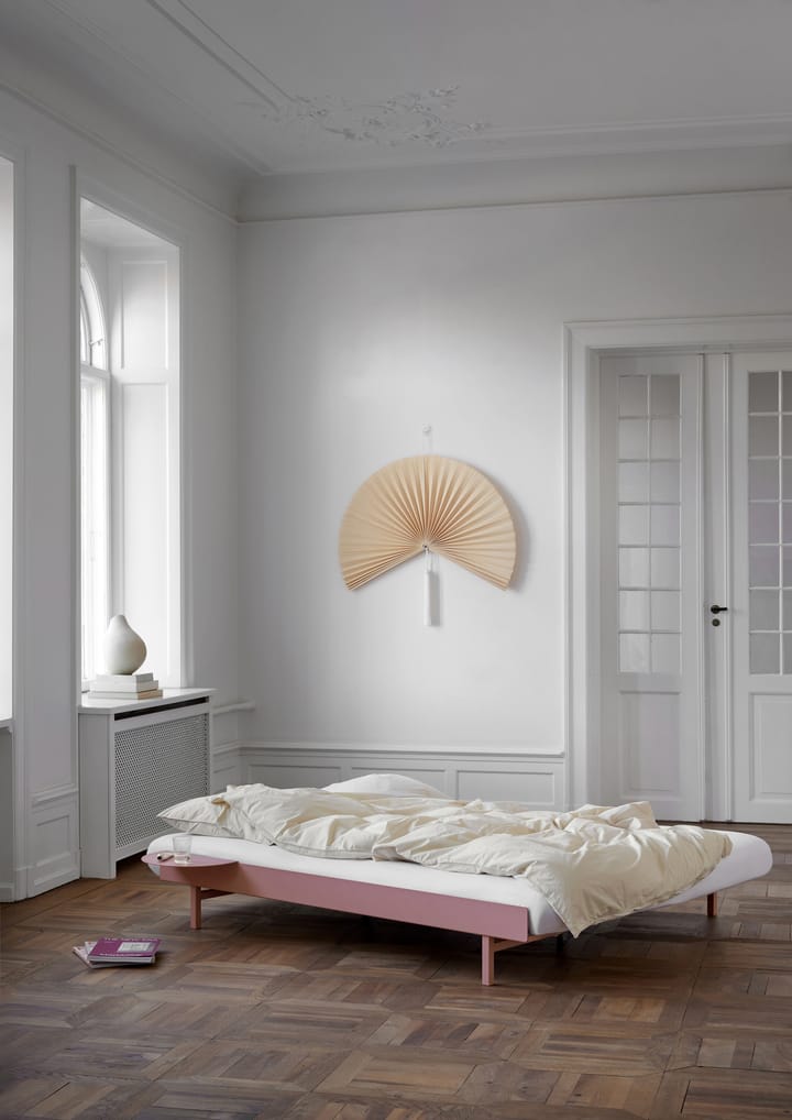Utdragbar säng 90-180 cm med 2 st sängbord - Dusty Rose - MOEBE