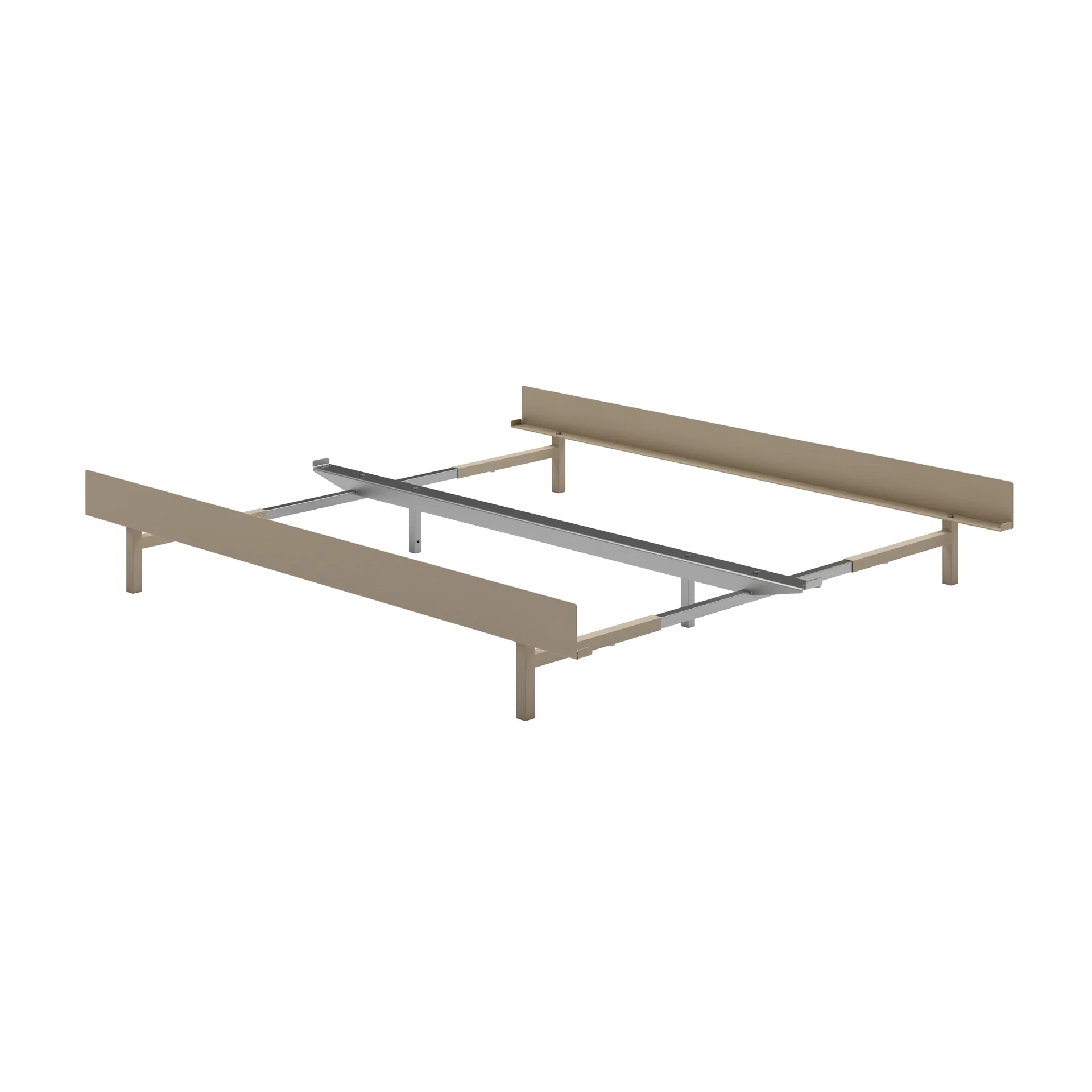 Utdragbar säng 90-180 cm, Sand MOEBE