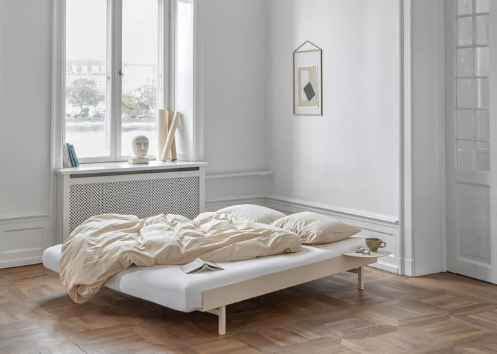 Utdragbar säng 90-180 cm, Sand MOEBE
