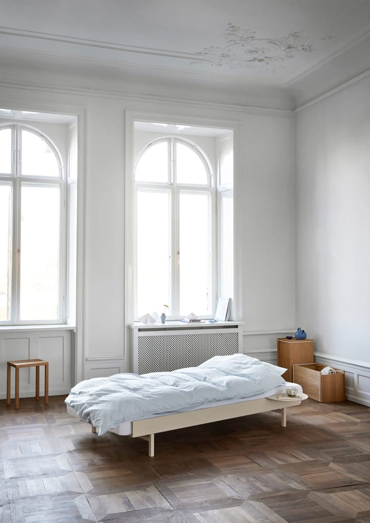 Utdragbar säng 90-180 cm, Sand MOEBE