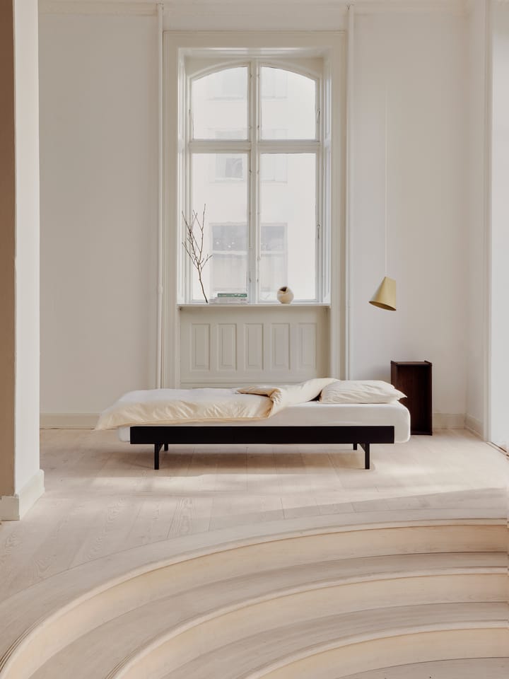 Utdragbar säng 90-180 cm, Sand MOEBE