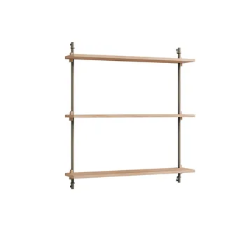 Wall Shelving vägghylla - Ek-warm grey, 92x85x17,5 cm, WS.85.1 - MOEBE