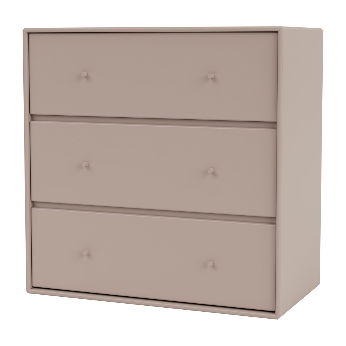 Montana CARRY byrå 3 lådor Mushroom | Skandinavisk Design | Byråer | Beige