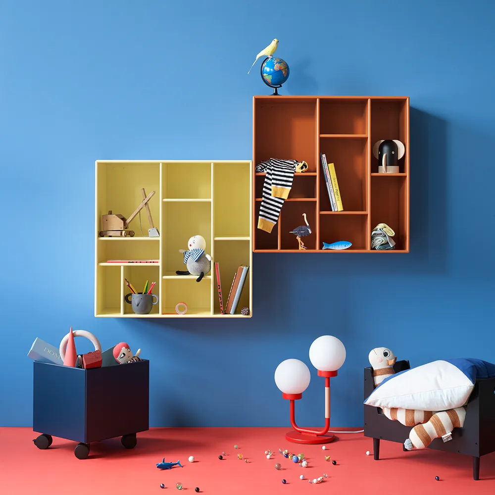 COMPILE dekorativ hylla 69,6x69,6 cm, Black 05 Montana