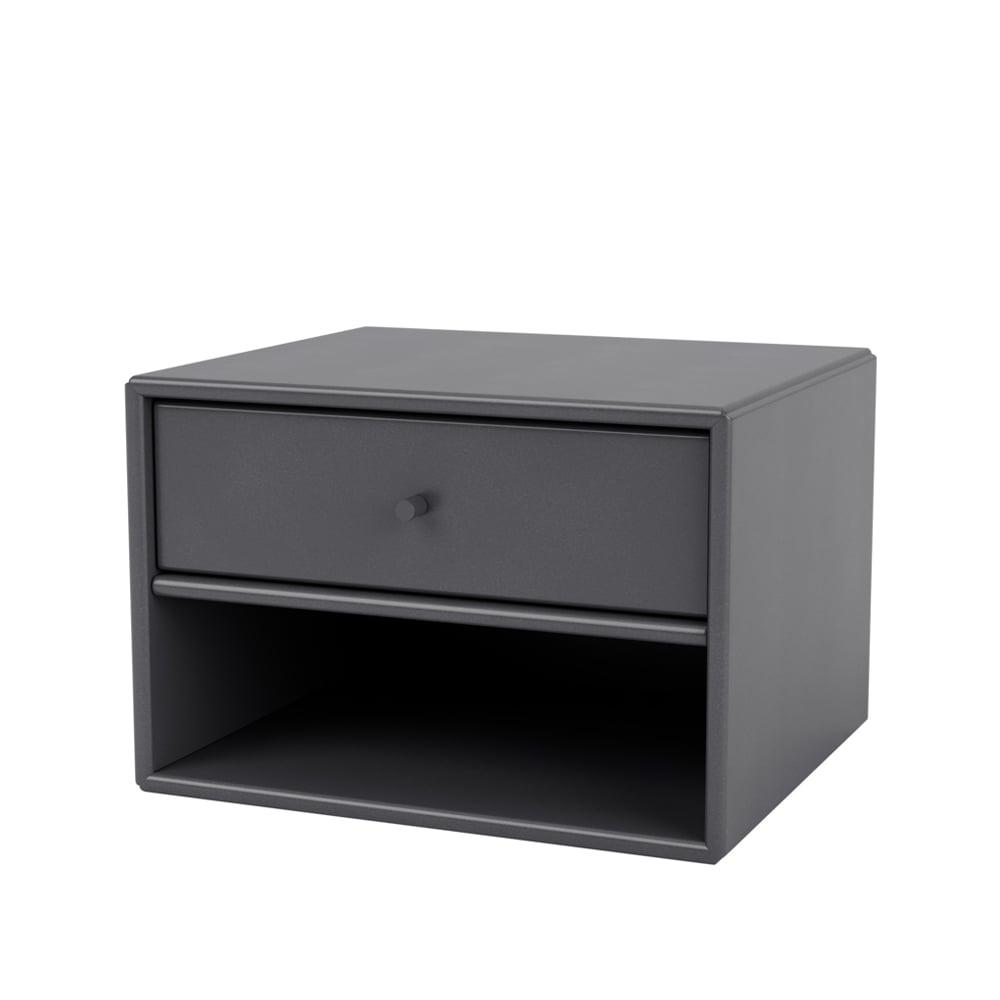 Montana Dash sängbord coal 36, inkl. upphäng | Skandinavisk Design | Sängbord | Grå