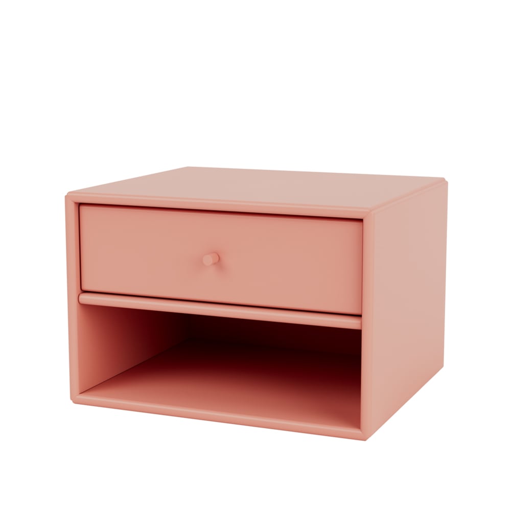 Montana Dash sängbord rhubarb 151, inkl. upphäng | Skandinavisk Design | Sängbord | Rosa