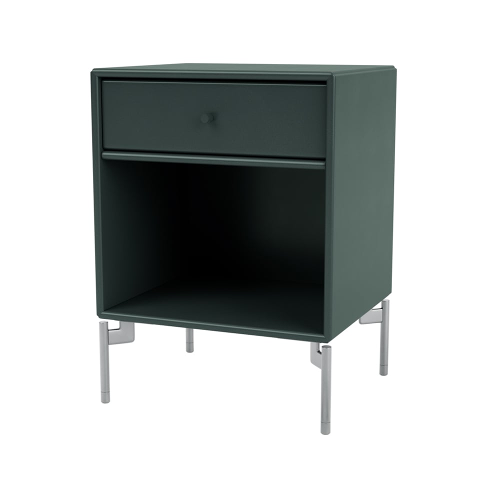 Montana Dream sängbord black jade 163, kromben | Skandinavisk Design | Sängbord | Grön