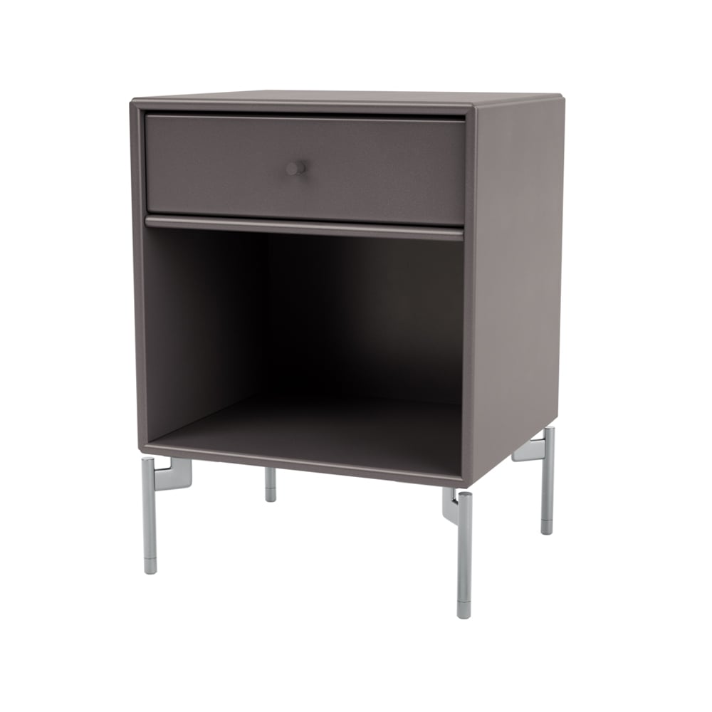 Montana Dream sängbord coffee 35, kromben | Skandinavisk Design | Sängbord | Brun