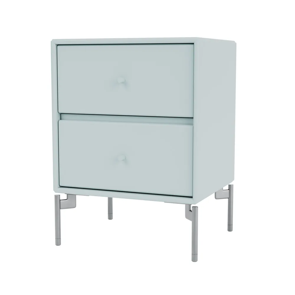 Drift sängbord, flint 148, kromben cm Montana