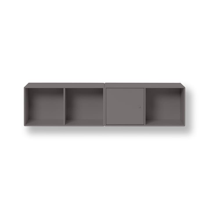 Line hyllmodul vägghängd 1 dörr - Coffee 35 - Montana